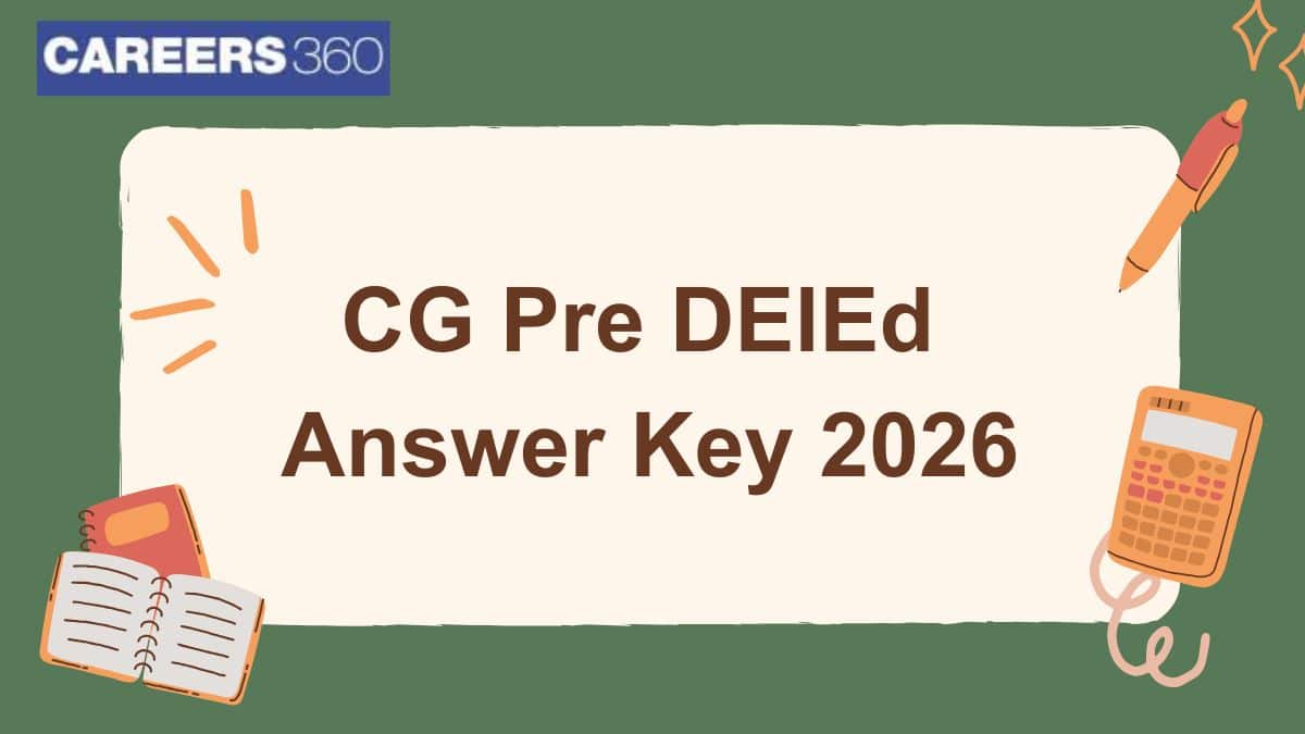 CG Pre DElEd Answer Key 2026 Out: Download CG Vyapam D.El.Ed Answer Key PDF